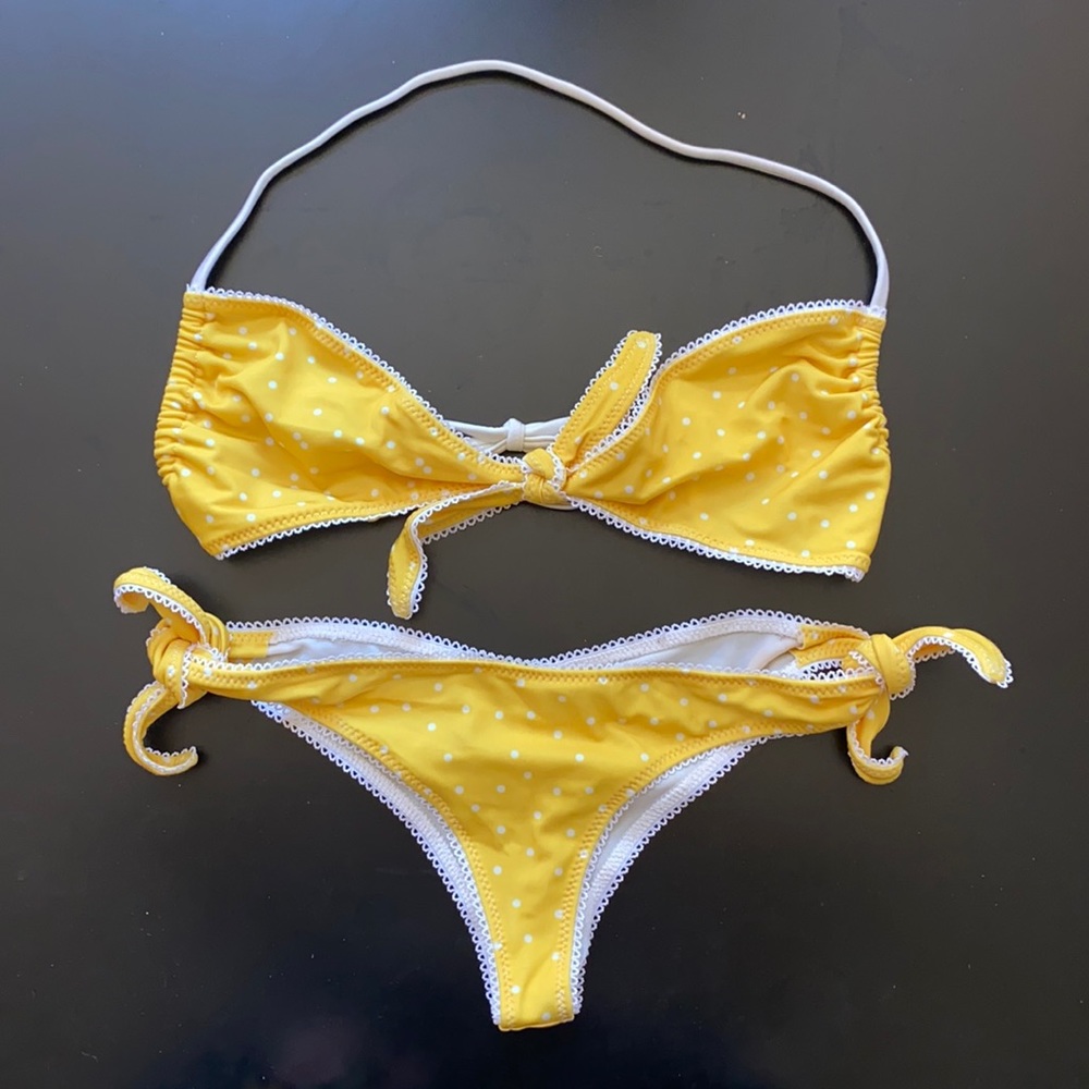 Yellow Polka Dot Bikini